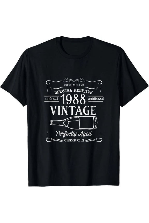 Vintage 1988 Special Reserve T-Shirt - Retro 36th Birthday Graphic Tee for Men and Women - Perfectly Aged Classic Apparel