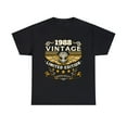 thumbnail image 1 of Vintage 1988 T Shirts for Men Retro Funny 1988 Birthday Big and Tall Tshirts Shirts for Men, 1 of 4