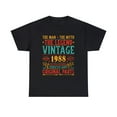 thumbnail image 1 of Vintage 1988 T Shirts for Men Retro Funny 1988 Birthday Men Shirts Big and Tall Plus Size, 1 of 4