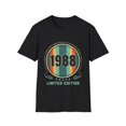 thumbnail image 1 of Vintage 1988 TShirt Men Limited Edition BDay 1988 Birthday Mens Shirts, 1 of 4