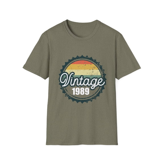 Vintage 1989 30th Birthday Party 30th Birthday | Cheers To 30 Years | Vintage | Custom | Vintage Unisex Softstyle T-Shirt