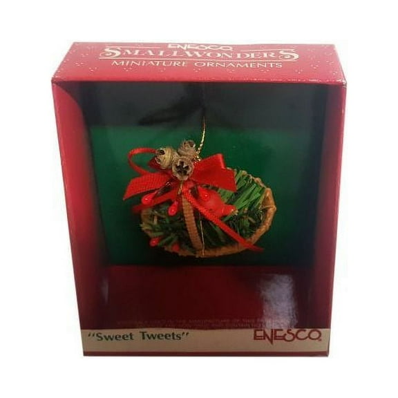 Vintage 1989 Enesco Small Wonders Miniature Ornaments Sweet Treats