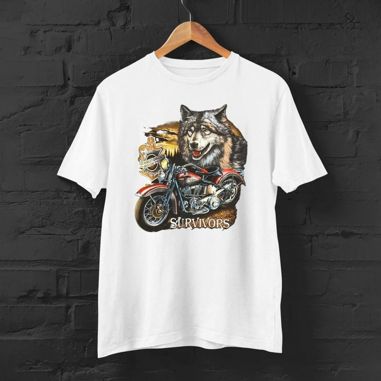 Vintage 1989 Harley Davidson 3D Emblem Survivors Freedom Denver Colorado Rare Double Sided Single Stitch Motorcycle T Shirt 7 COLOR OPTIONS NEW INSTOCK Walmart