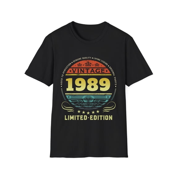 Vintage 1989 Limited Edition 1989 Birthday Shirts for Men Mens Shirts