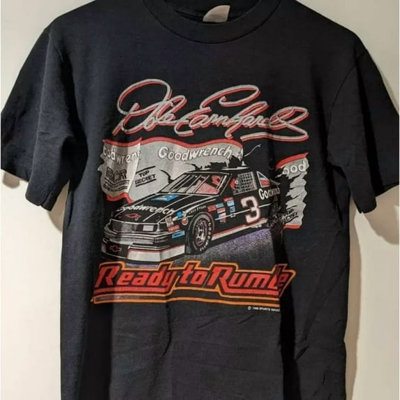 Vintage 1989 Nascar Dale Earnhardt Sr T-Shirt, Dale Earnhardt Shirt