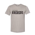 thumbnail image 1 of "Vintage 1990, 30th Birthday, Unisex, Born In 1990, Soft Bella Canvas, Sublimation, 30 Years Old, 30 Tee, Gift For Her, Birthday Gift, Heather Stone, MEDIUM", 1 of 1