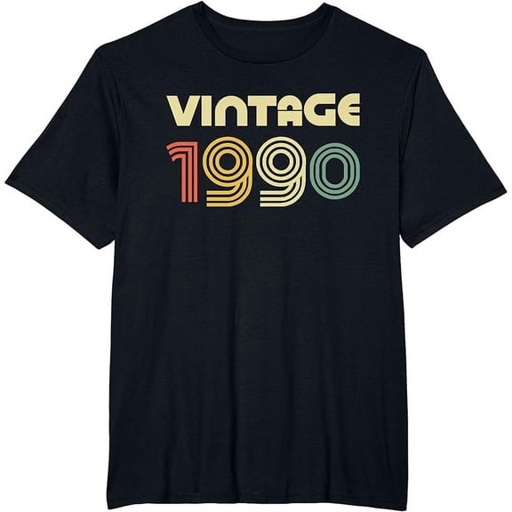 Vintage 1990 T-shirt 33rd Birthday Shirt T-Shirt