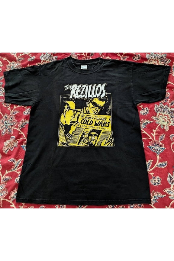Vintage 1990's REZILLOS COLD WARS T-shirt Unisex Classic All Sizes ZL1857