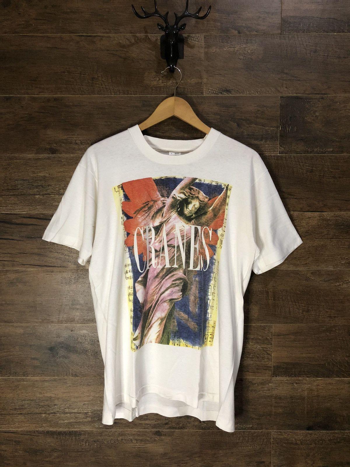 Vintage 1991 Cranes Wings Of Joy Album Shirt Shoegaze Band