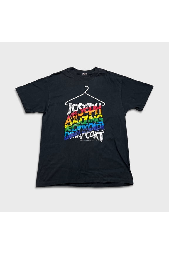 Vintage 1991 Joseph & The Amazing Technicolor Dreamcoat T Shirt Mens Large Black