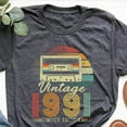 thumbnail image 1 of Vintage 1991 Shirt, 34Th Birthday Gift For Women, 1991 Retro Shirt, 34Th Birthday Woman, 34Th Birthday Gift For Men, 34Th Birthday Best Friend Unisex S-5XL Hot Trending Shirt, Vintage Birthday Gift, 1 of 2