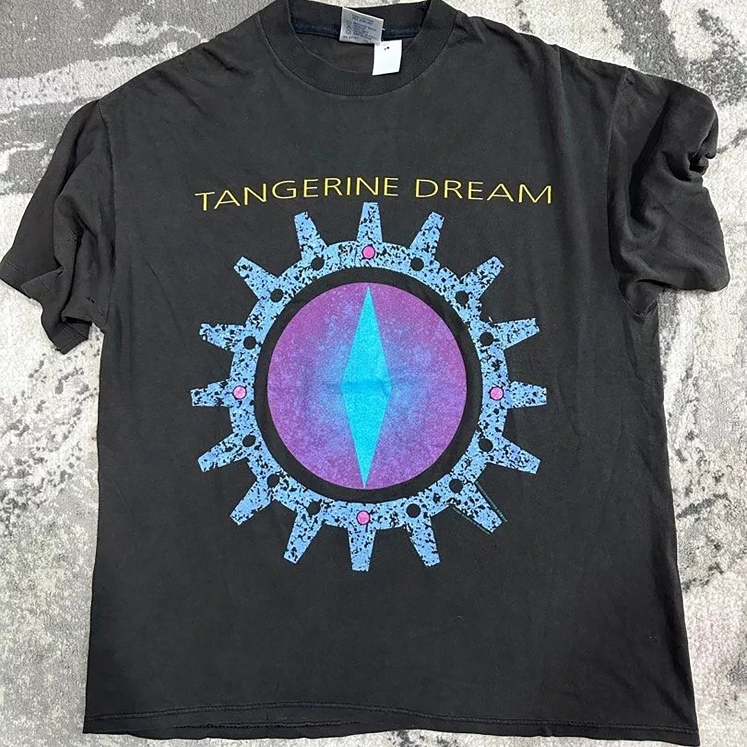 Vintage 1992 Tangerine Dream One Side Black All Size Shirt