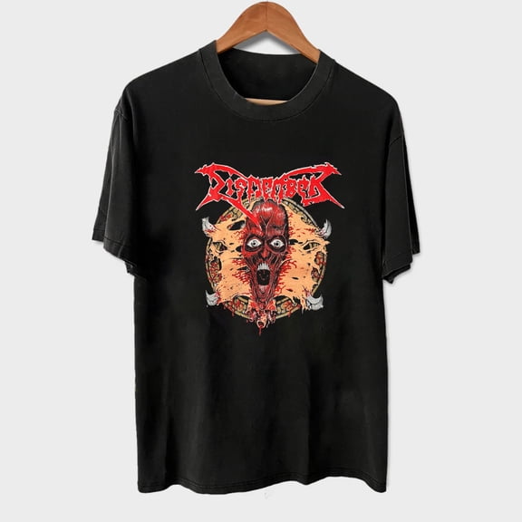 Vintage 1993 Dismember Where Ironcrosses Grow Black S-3XL Shirt HH472