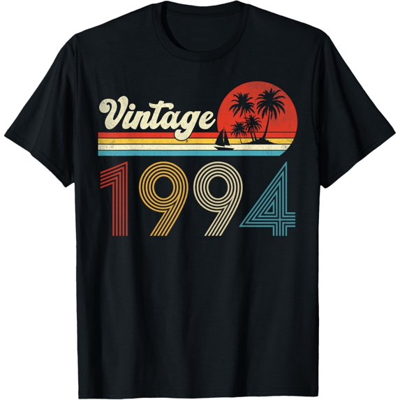 Vintage 1994 30th Birthday Gifts For Men Women 30 Years Old T-Shirt