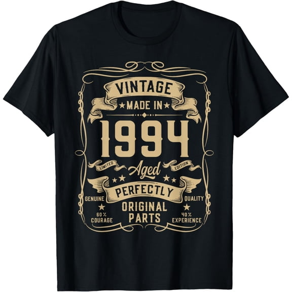 Vintage 1994 31yr 31st Birthday Gifts for Men 31 Years Old T-Shirt