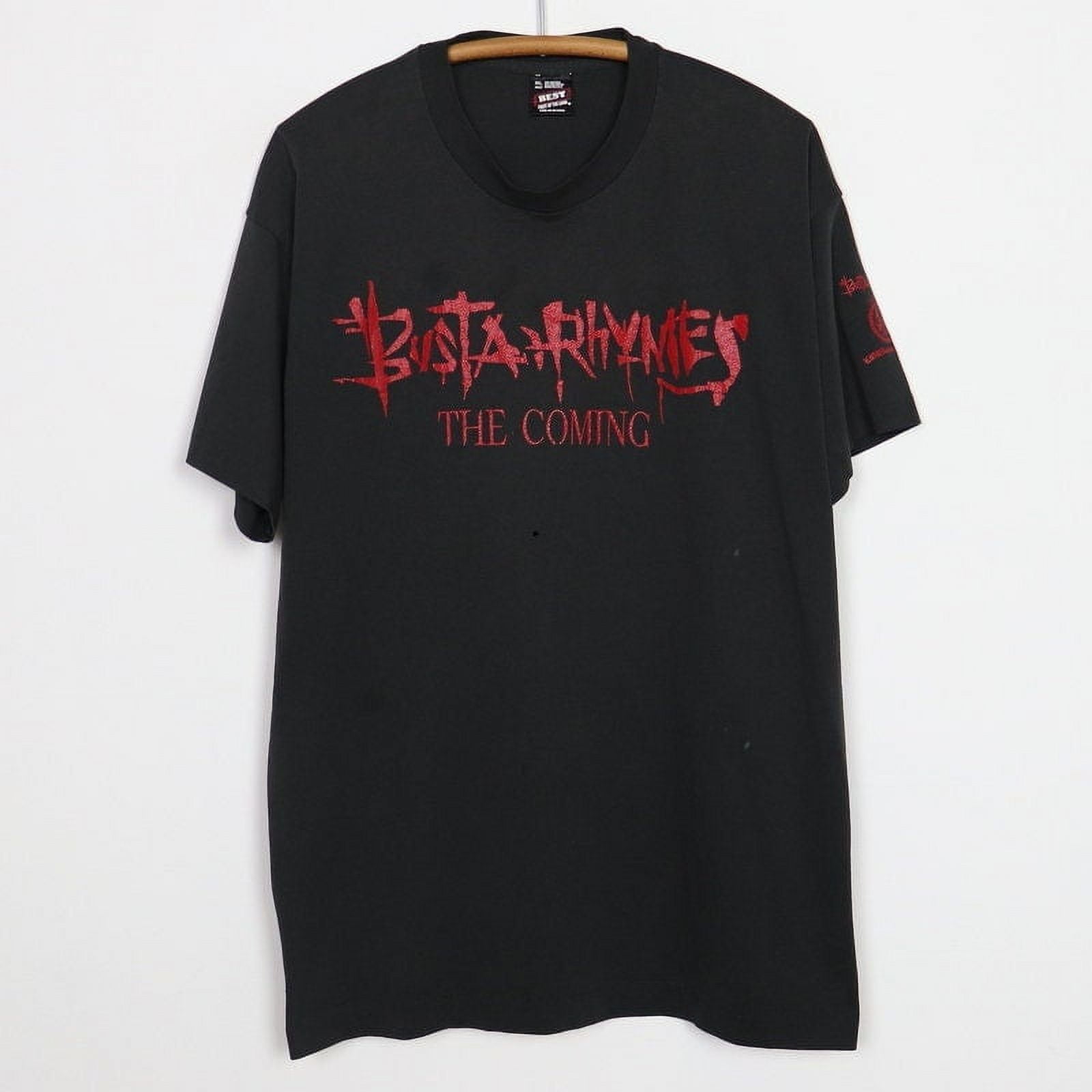 Vintage 1996 busta rhymes the coming flipmode squad promo shirt