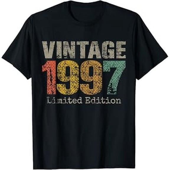 Vintage 1997 24th Birthday 24 Year Old T-Shirt