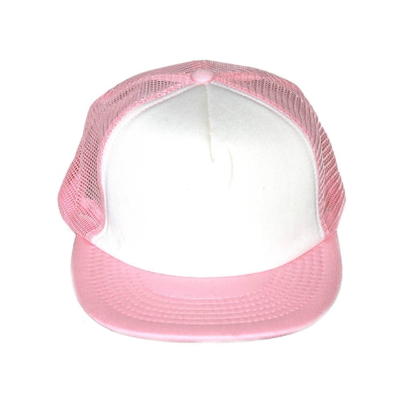 Vintage 2 Tone Foam Trucker Hat Cap Light Pink
