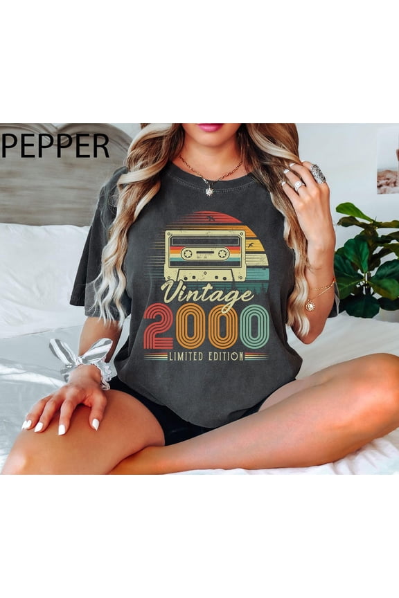 Vintage 2000 Birthday Best Friend Birthday Born 2000 Birthday T-Shirt All Size S-3XL