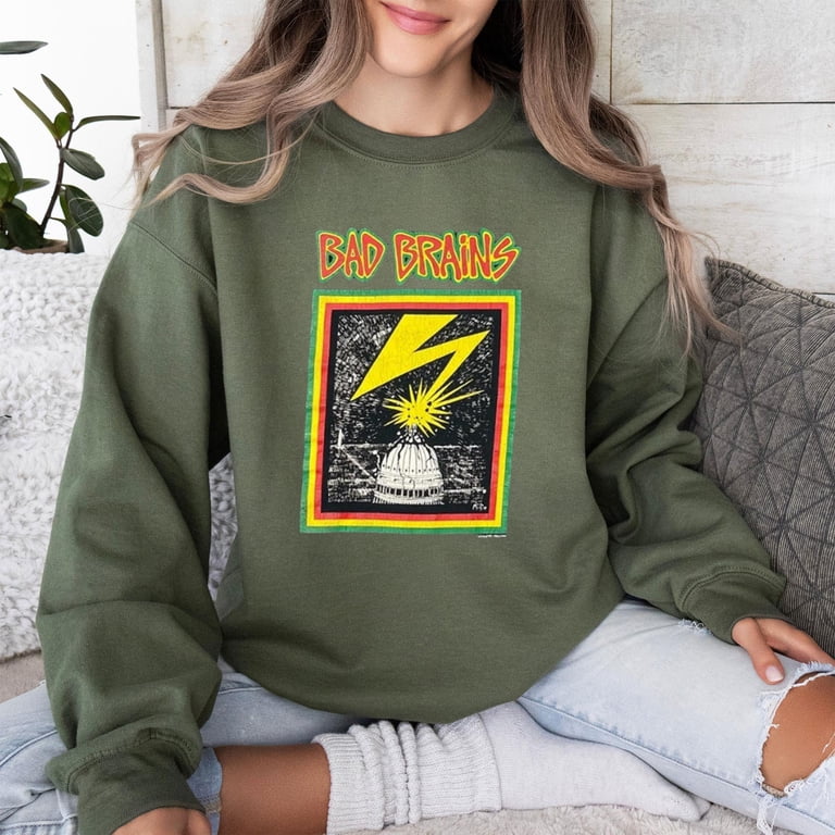 Vintage 2000s Bad Brains Rare Hardcore Punk Concert Band T Shirt 