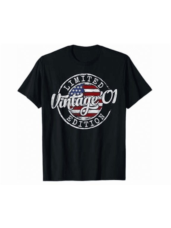 Vintage 2001 24Th Birthday Gifts For Men Women 24 Year Old Shirt Hot Trending Shirt, Vintage Birthday Gift