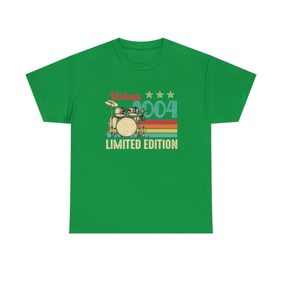 Vintage 2004 Drummer Retro Birthday Drums Lover Tshirt