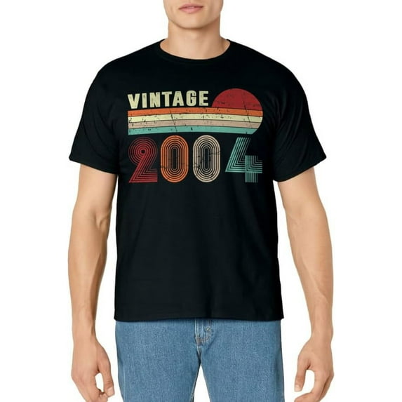Vintage 2004 Funny 20 Years Old Boys Girls 20th Birthday T-Shirt