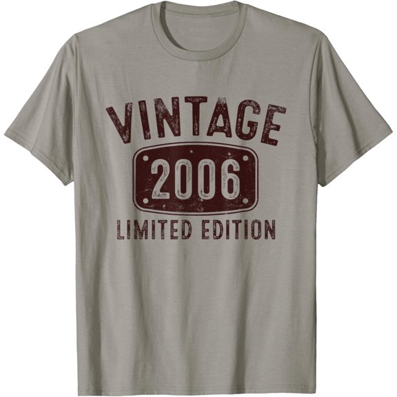 Vintage 2006 Limited Edition 18th Birthday Gift 18 Years Old T-Shirt