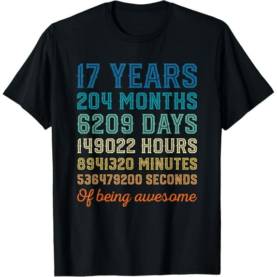 Vintage 2007 Limited Edition 17th Birthday 17 Year Old Gifts T-Shirt mens t shirt,black,women,funny,misfits,men,journey