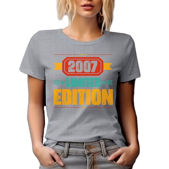 Vintage 2007 Limited Edition, Heather Grey T-Shirt, Small