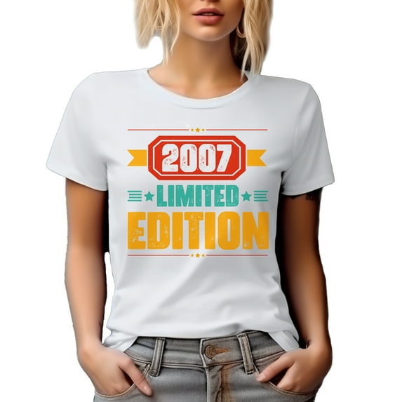 Vintage 2007 Limited Edition, White T-Shirt, XL