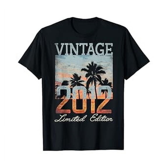 Vintage 2012 Edition 9th Birthday 9 Year Old Gift T-Shirt