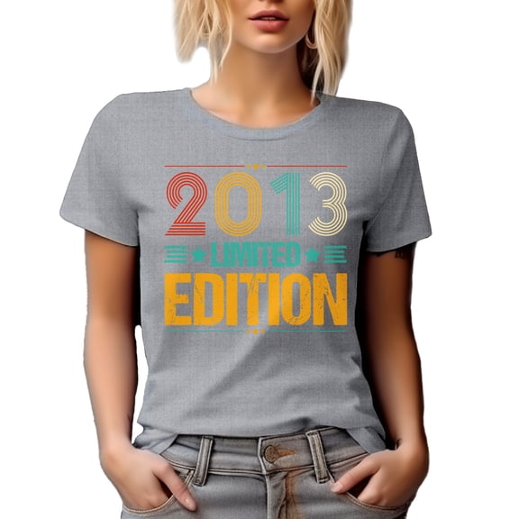 Vintage 2013 Limited Edition, Heather Grey T-Shirt, XL