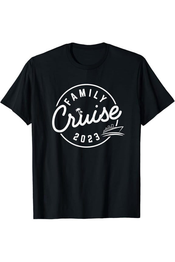 Vintage 2023 Family Cruise Funny Vacation Ship Trip T-Shirt - Perfect Gifts For Everyone