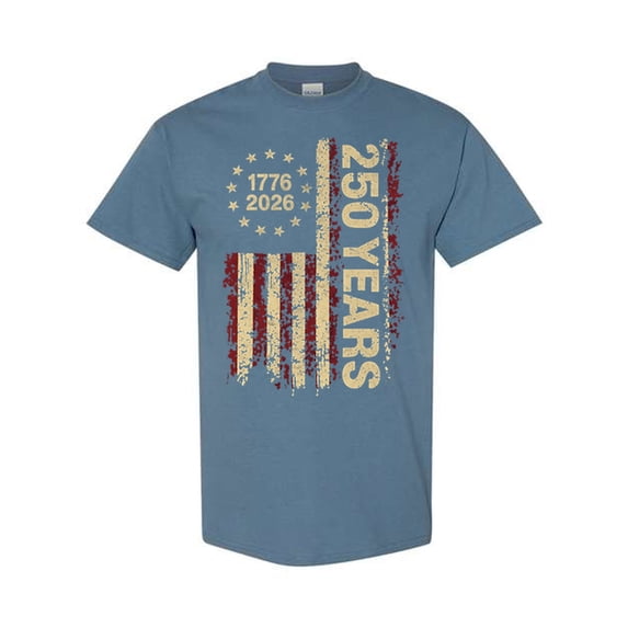 Vintage 250 Years 1776-2026 T-shirt, S2 Patriotic Flag Shirt, Gift for Family and Friends
