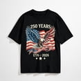 thumbnail image 1 of Vintage 250 Years American 1776-2026 250th Birthday USA Mens T-Shirt, 1 of 7