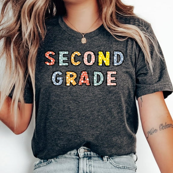 Vintage 2Nd Grade Second Grade Teacher Second Grade Squad Team Teacher - Perfect Gifts For Everyone