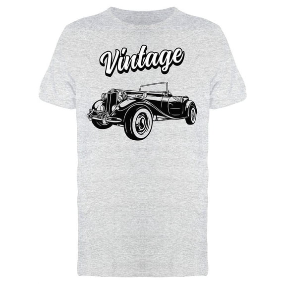 Vintage 30'S Car T-Shirt Men -Image by Shutterstock, Male Small