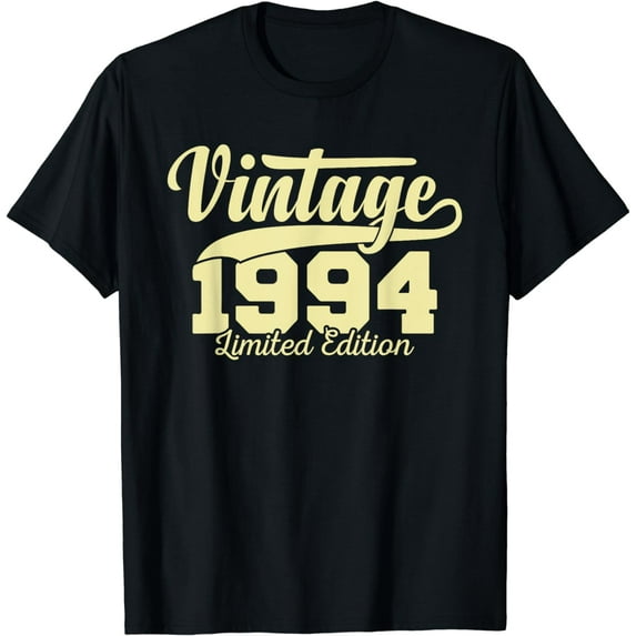Vintage 30th Birthday Decorations Men Funny 1994 30 Birthday T-Shirt