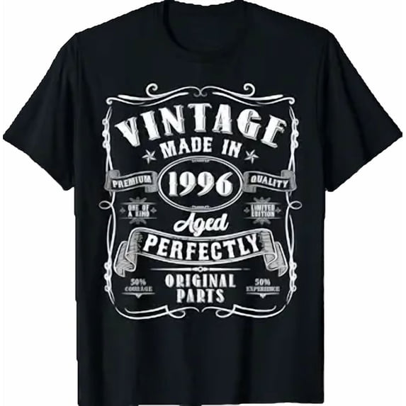 Vintage 30th Birthday Decorations Men Funny 1996 30 Birthday T-Shirt