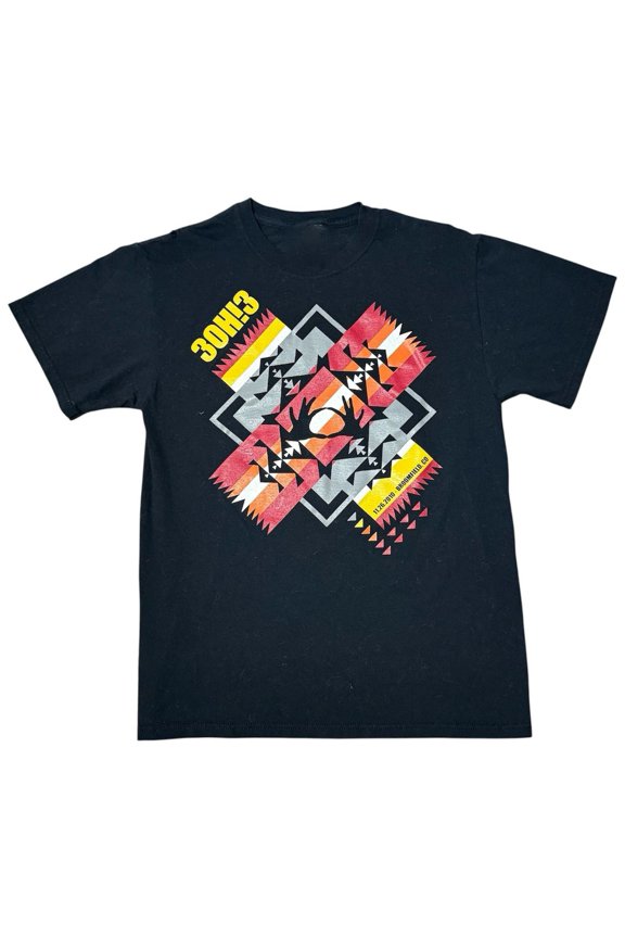 Vintage 3OH!3 Hands 303 Logo Concert Tour Band T Shirt MA290 FREE SHIPPING