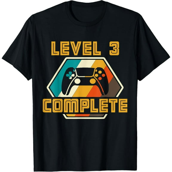 Vintage 3rd Wedding Anniversary - Funny Level 3 Complete T-Shirt