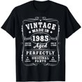 thumbnail image 1 of Vintage 40 Birthday Decorations Men 40Yr 1985 40Th Birthday T-Shirt Unisex S-5XL Hot Trending Shirt, Vintage Birthday Gift, 1 of 3