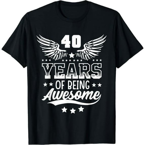 Vintage 40th Birthday Decorations Men Funny 1984 40 Birthday T-Shirt