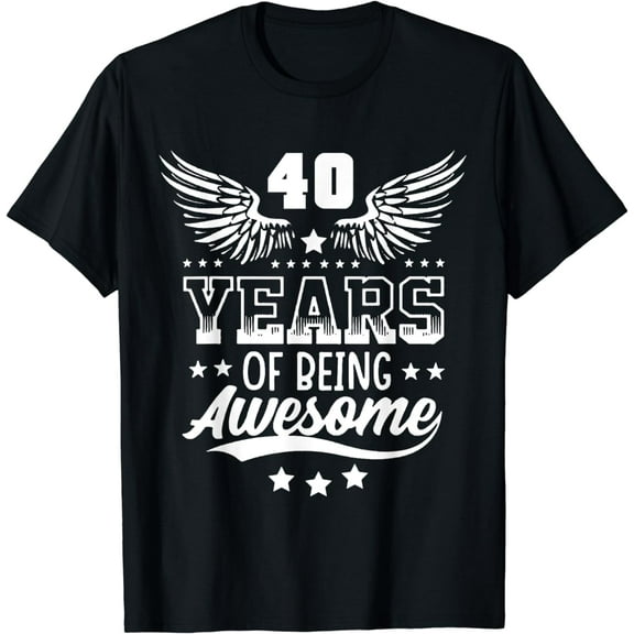 Vintage 40th Birthday Decorations Men Funny 1984 40 Birthday T-Shirt