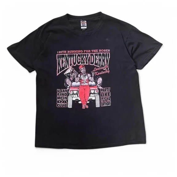 Vintage 50-Cent Kentucky Derby Tee Rare!! Best Birthday Gifts