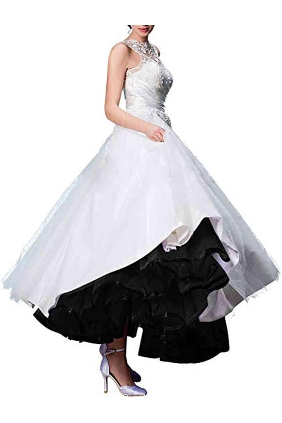 Vintage 50s Rockabilly Petticoat for Women Girls Crinoline Half Slip Tutu Skirt Organza
