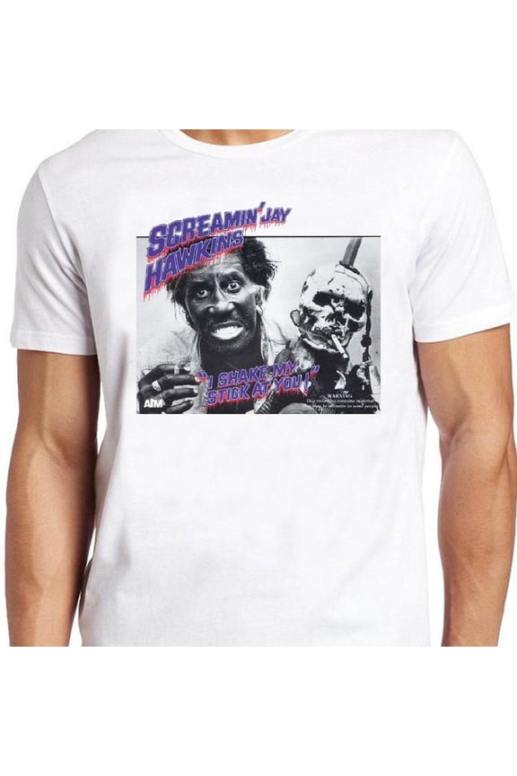 Vintage 50s Shock Rock Rhythm And Blues Music Black Cotton Tee Shirt,for men & women up to 5XL