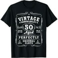 thumbnail image 1 of Vintage 50th Birthday Decorations Men Funny 50 Birthday T-ShirtMen and women, Black T-shirt, size: Extra large, 1 of 4