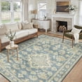 thumbnail image 1 of 5x7 Washable Area Rug Non-Slip Low Profile Vintage Distressed Oriental Rug for Living Room, Bedroom, Dining Room, Office, 1 of 13
